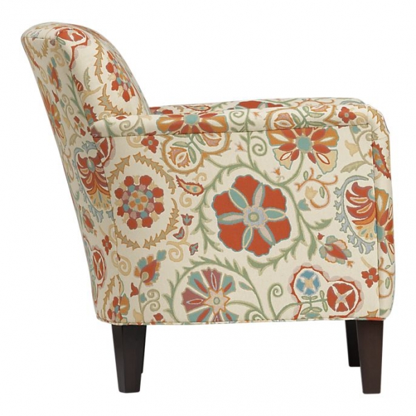 Sessel mit floralen Ornamenten